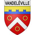 Vandeléville 54 ville sticker blason écusson autocollant adhésif