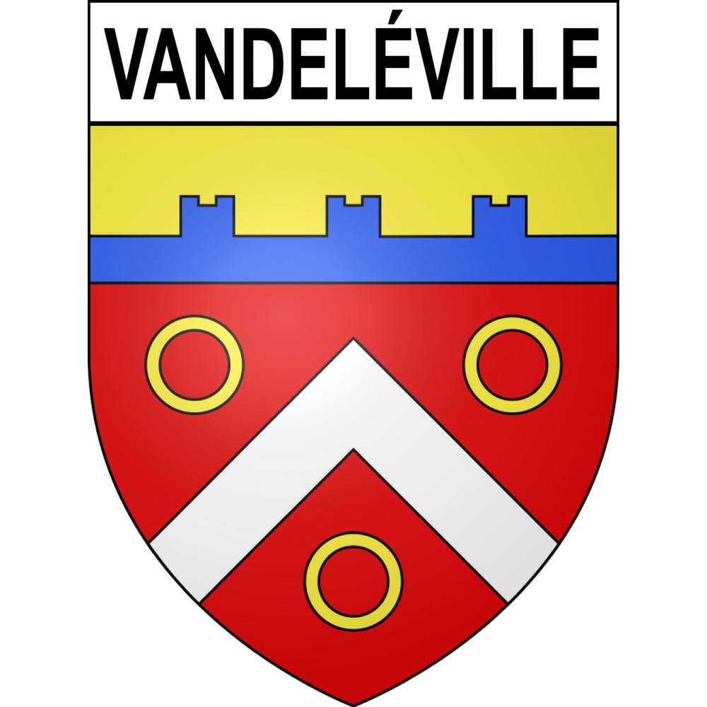 Stickers coat of arms Vandeléville adhesive sticker