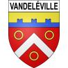 Stickers coat of arms Vandeléville adhesive sticker