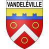 Vandeléville 54 ville sticker blason écusson autocollant adhésif