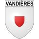 Vandières 54 ville sticker blason écusson autocollant adhésif