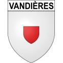 Vandières 54 ville sticker blason écusson autocollant adhésif