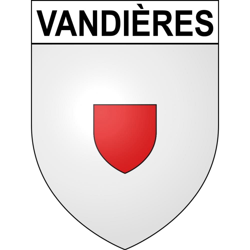 Adesivi stemma Vandières adesivo