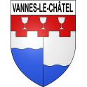 Vannes-le-Châtel 54 ville sticker blason écusson autocollant adhésif