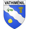 Pegatinas escudo de armas de Vathiménil adhesivo de la etiqueta engomada