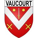 Vaucourt 54 ville sticker blason écusson autocollant adhésif