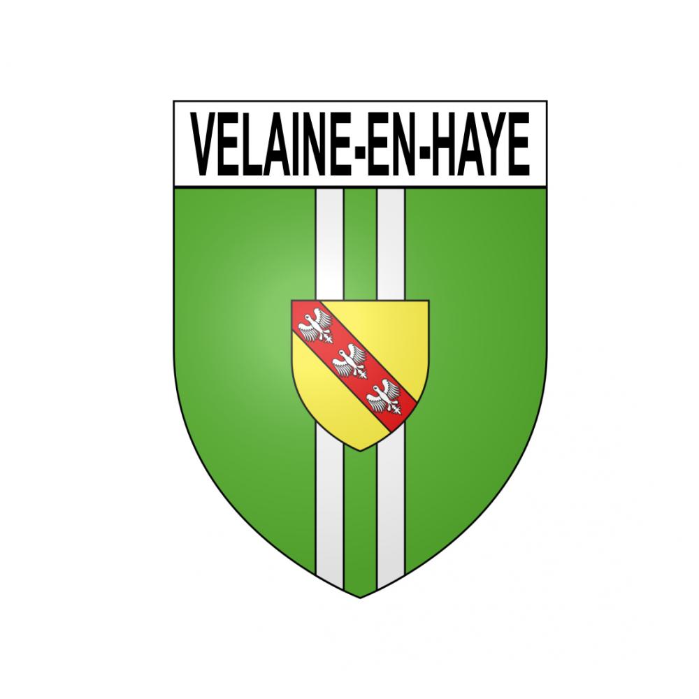 Velaine-en-Haye Sticker wappen, gelsenkirchen, augsburg, klebender aufkleber