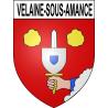 Velaine-sous-Amance Sticker wappen, gelsenkirchen, augsburg, klebender aufkleber