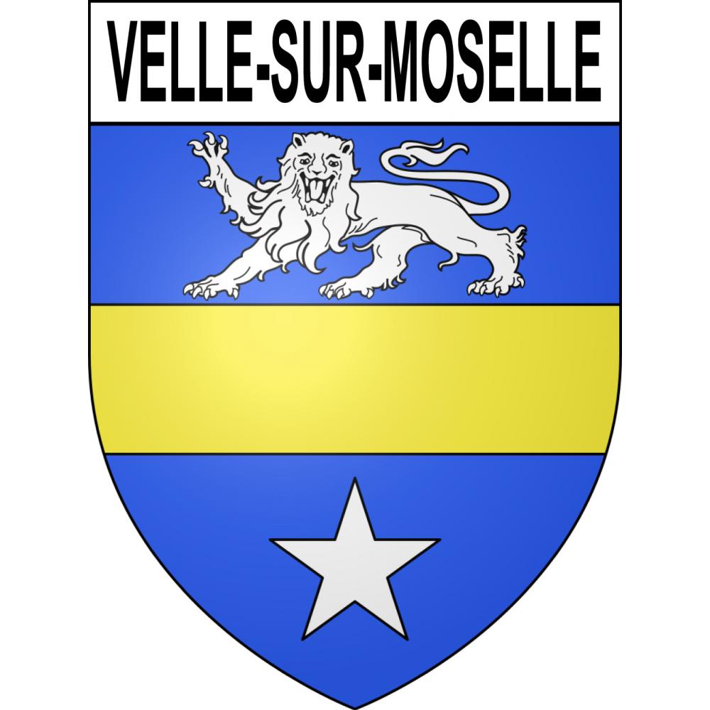 Pegatinas escudo de armas de Velle-sur-Moselle adhesivo de la etiqueta engomada