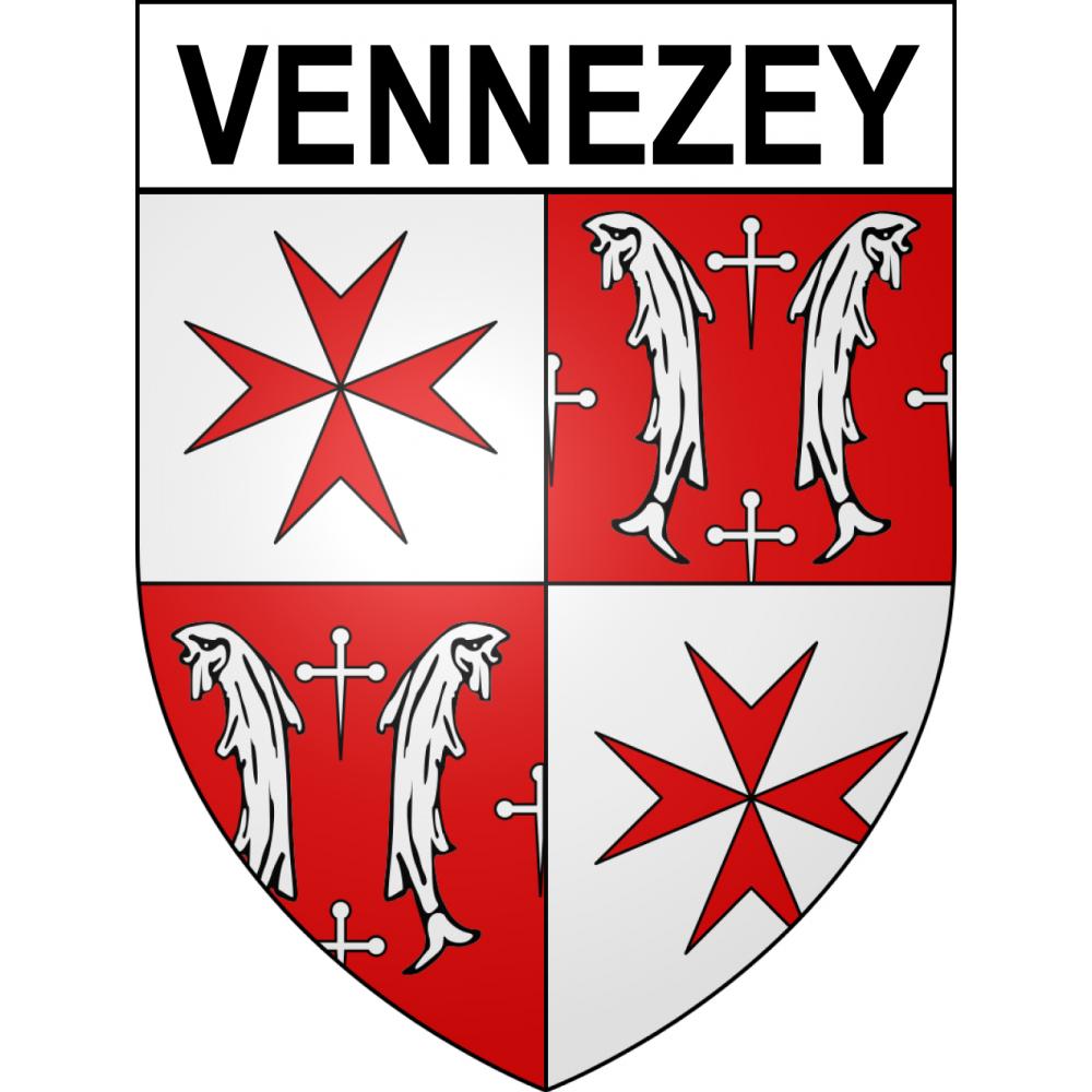 Vennezey Sticker wappen, gelsenkirchen, augsburg, klebender aufkleber