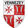Vennezey 54 ville sticker blason écusson autocollant adhésif