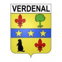 Stickers coat of arms Verdenal adhesive sticker