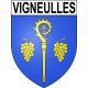 Pegatinas escudo de armas de Vigneulles adhesivo de la etiqueta engomada