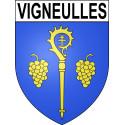 Vigneulles Sticker wappen, gelsenkirchen, augsburg, klebender aufkleber