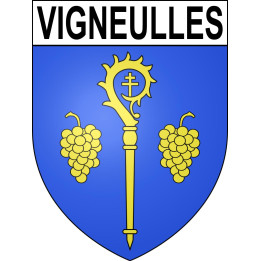 Vigneulles 54 ville sticker blason écusson autocollant adhésif