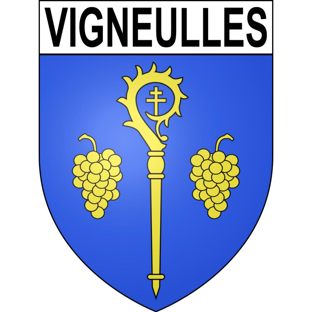 Vigneulles 54 ville sticker blason écusson autocollant adhésif