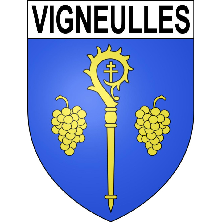 Stickers coat of arms Vigneulles adhesive sticker