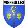 Vigneulles 54 ville sticker blason écusson autocollant adhésif