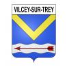 Vilcey-sur-Trey Sticker wappen, gelsenkirchen, augsburg, klebender aufkleber