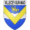 Stickers coat of arms Villecey-sur-Mad adhesive sticker