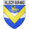 Villecey-sur-Mad 54 ville sticker blason écusson autocollant adhésif
