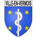 Stickers coat of arms Ville-en-Vermois adhesive sticker