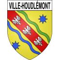Ville-Houdlémont Sticker wappen, gelsenkirchen, augsburg, klebender aufkleber