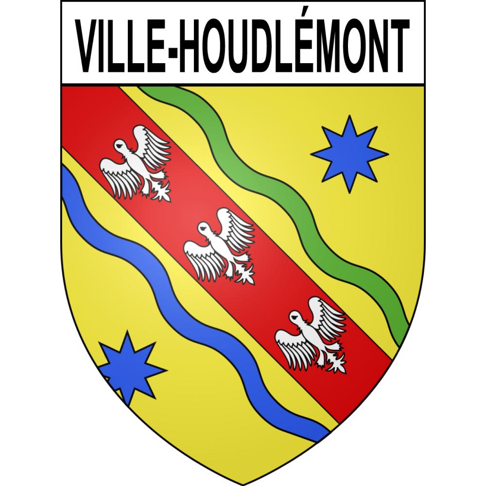 Stickers coat of arms Ville-Houdlémont adhesive sticker