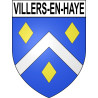 Villers-en-Haye Sticker wappen, gelsenkirchen, augsburg, klebender aufkleber