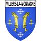 Villers-la-Montagne Sticker wappen, gelsenkirchen, augsburg, klebender aufkleber