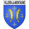 Stickers coat of arms Villers-la-Montagne adhesive sticker