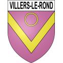 Pegatinas escudo de armas de Villers-le-Rond adhesivo de la etiqueta engomada