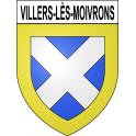 Villers-lès-Moivrons 54 ville sticker blason écusson autocollant adhésif