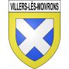 Stickers coat of arms Villers-lès-Moivrons adhesive sticker