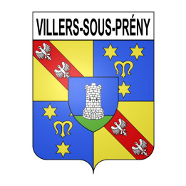 Villers-sous-Prény Sticker wappen, gelsenkirchen, augsburg, klebender aufkleber