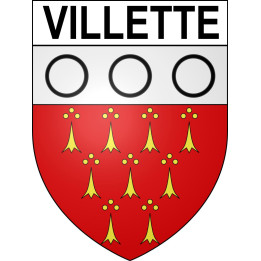 Villette 54 ville sticker blason écusson autocollant adhésif