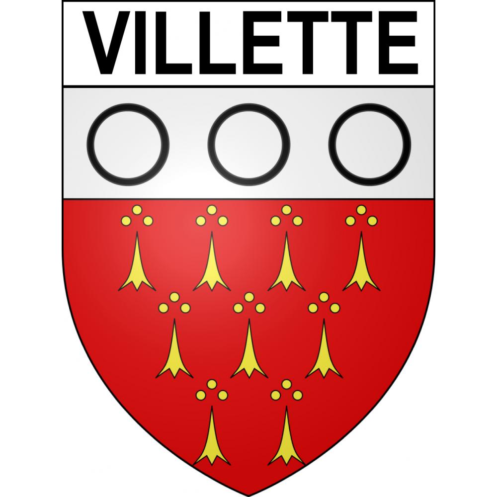 Villette 54 ville sticker blason écusson autocollant adhésif