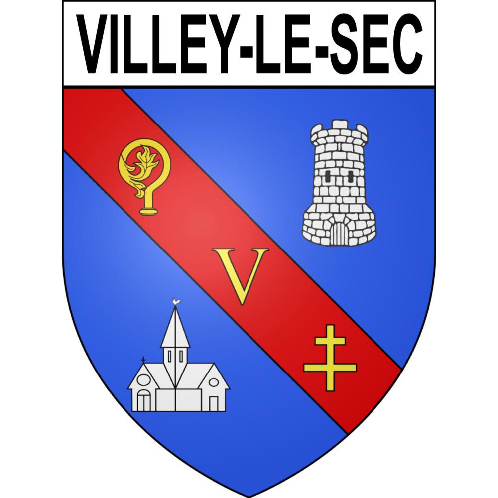 Adesivi stemma Villey-le-Sec adesivo