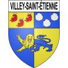 Pegatinas escudo de armas de Villey-Saint-Étienne adhesivo de la etiqueta engomada