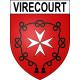 Virecourt Sticker wappen, gelsenkirchen, augsburg, klebender aufkleber