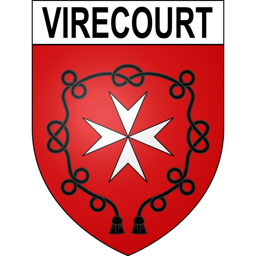 Adesivi stemma Virecourt adesivo
