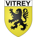 Vitrey 54 ville sticker blason écusson autocollant adhésif