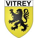 Vitrey 54 ville sticker blason écusson autocollant adhésif