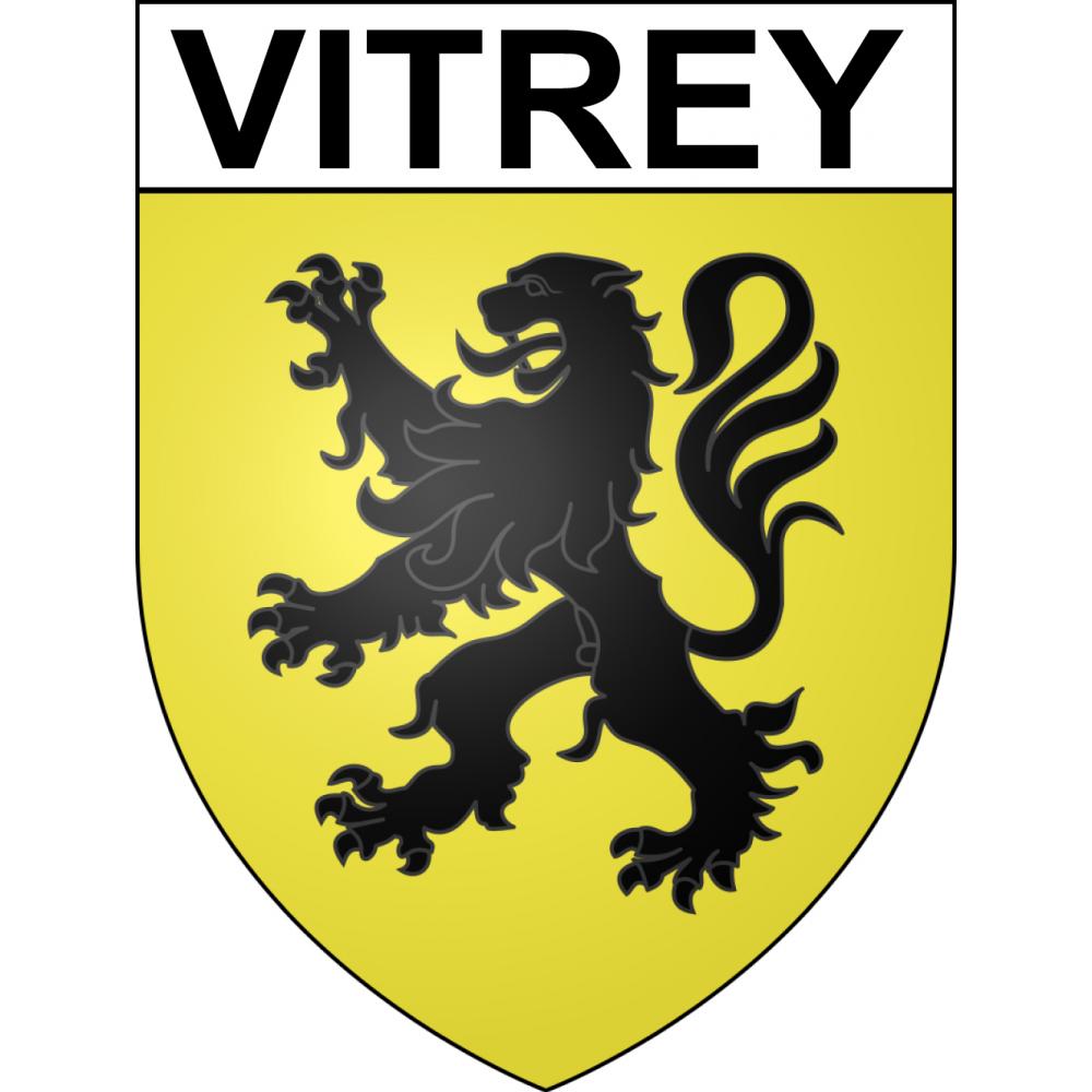 Vitrey 54 ville sticker blason écusson autocollant adhésif
