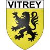 Vitrey 54 ville sticker blason écusson autocollant adhésif