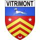 Vitrimont 54 ville sticker blason écusson autocollant adhésif