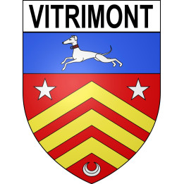 Vitrimont 54 ville sticker blason écusson autocollant adhésif