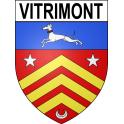 Pegatinas escudo de armas de Vitrimont adhesivo de la etiqueta engomada