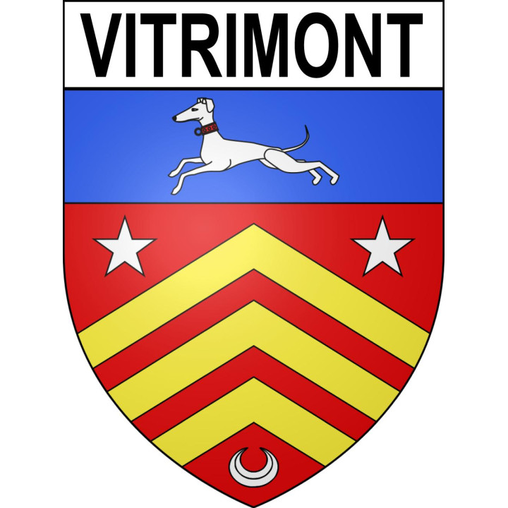 Vitrimont 54 ville sticker blason écusson autocollant adhésif