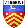Pegatinas escudo de armas de Vitrimont adhesivo de la etiqueta engomada